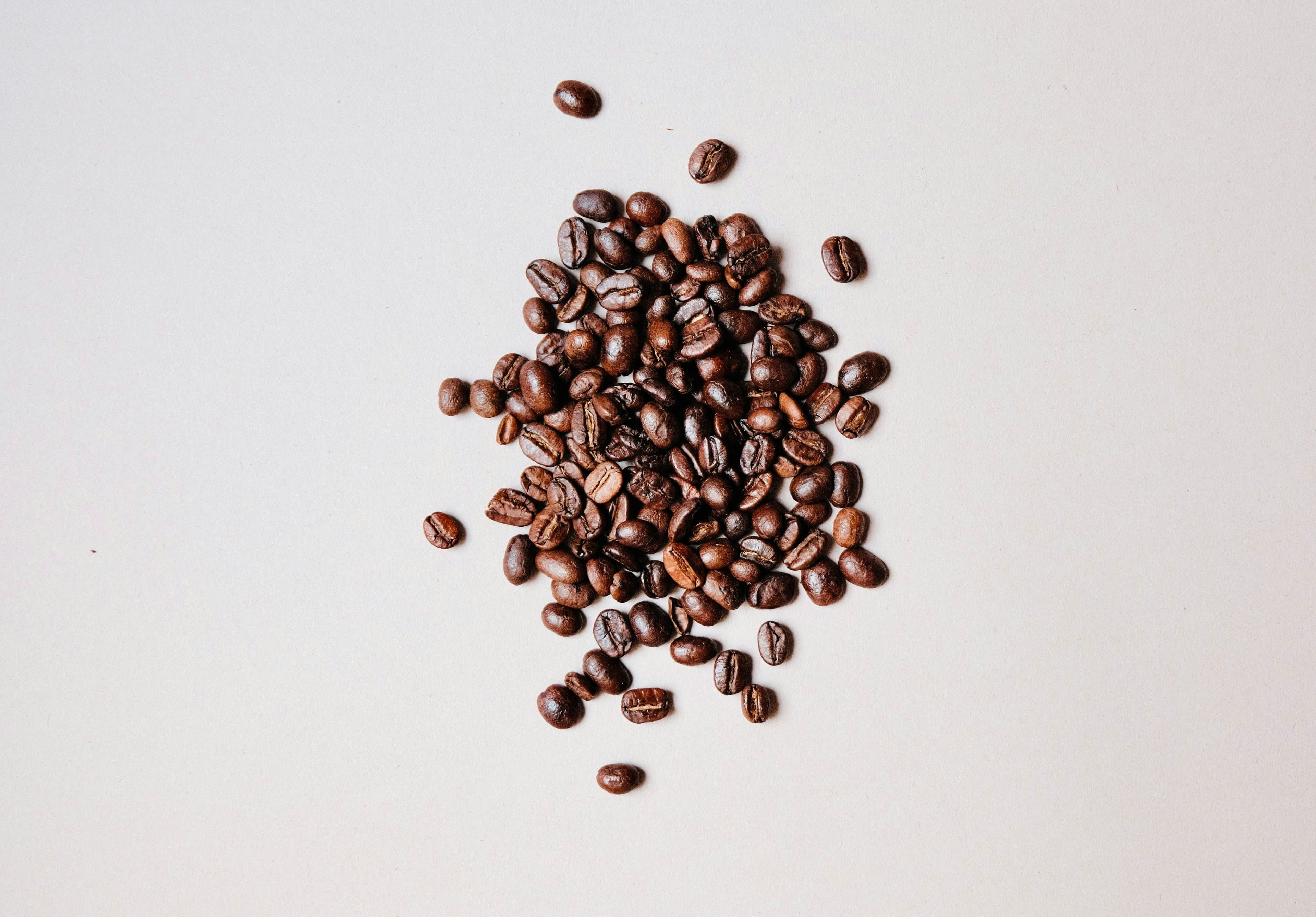Raw coffee beans